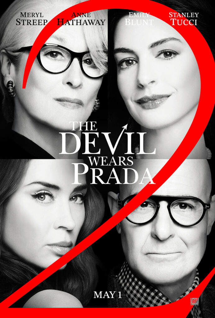 Affiche du film Le Diable s’habille en Prada 2 avec Meryl Streep et Anne Hathaway