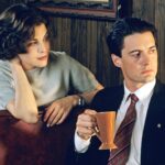 Dale Cooper et Audrey Horne dans le diner de Twin Peaks, scène emblématique de la série de David Lynch