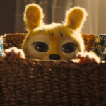 Bébé Marsupilami caché dans un panier, personnage central du film de Philippe Lacheau