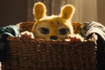 Bébé Marsupilami caché dans un panier, personnage central du film de Philippe Lacheau