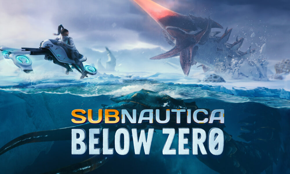 Illustration de Subnautica Below Zero montrant une exploration sous-marine dans un environnement glacé avec des créatures hostiles