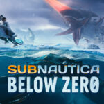 Illustration de Subnautica Below Zero montrant une exploration sous-marine dans un environnement glacé avec des créatures hostiles