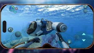 Outil de Subnautica Below Zero utilisé sous l’eau lors d’une phase d’exploration