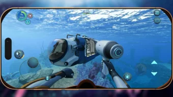 Outil de Subnautica Below Zero utilisé sous l’eau lors d’une phase d’exploration