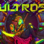 Illustration colorée d’Ultros montrant un personnage dans un univers psychédélique de science-fiction
