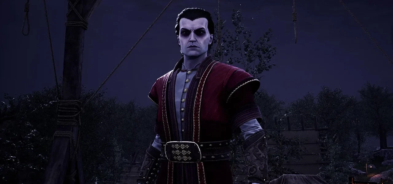 Bloodlord vampirique dans la région de Fey Marshes dans Vampires Bloodlord Rising
