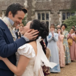 Scène du mariage de Benedict et Sophie dans La Chronique des Bridgerton saison 4 sur Netflix